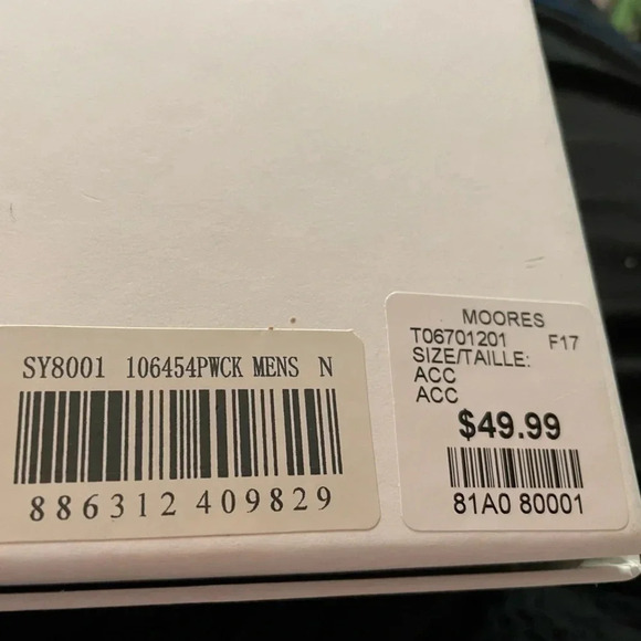 Calvin Klein White Stripe Bow Tie NIB - Picture 4 of 12